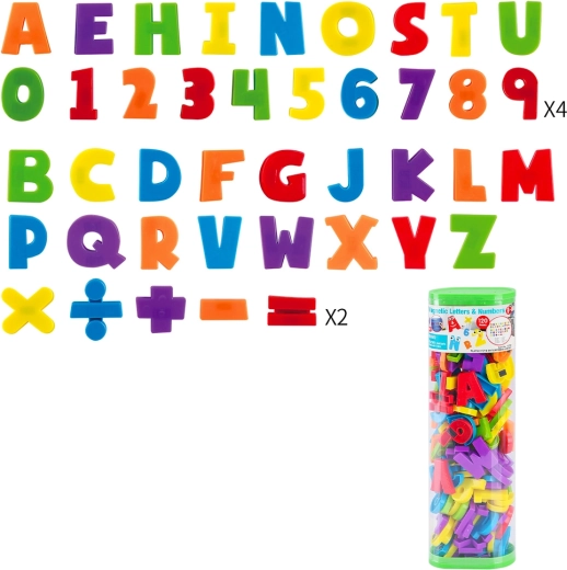 PlayGo magnetische letters en cijfers, 120 stuks