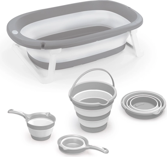 Opvouwbare babybadset 3-in-1