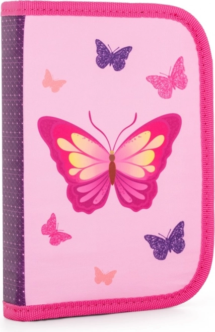 School etui enkellaags Vlinder