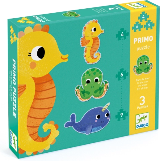 DJECO Puzzels in de zee 3-in-1
