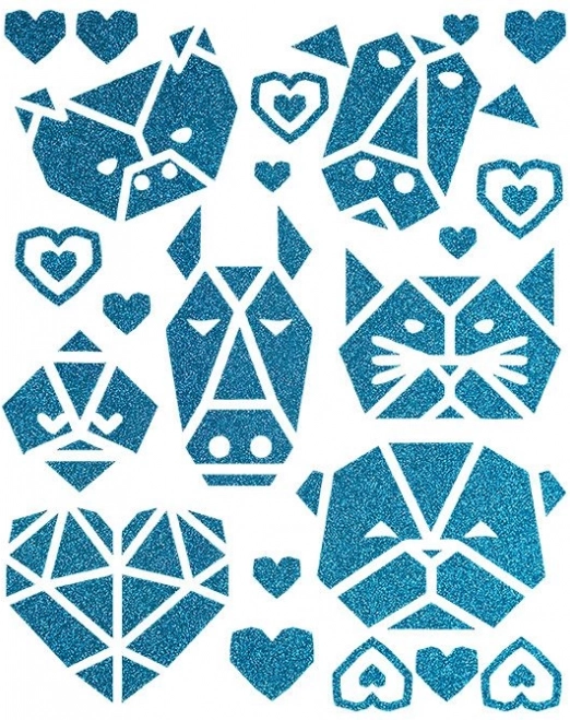 Opstrijkplaatjes schattige dieren – groot vel