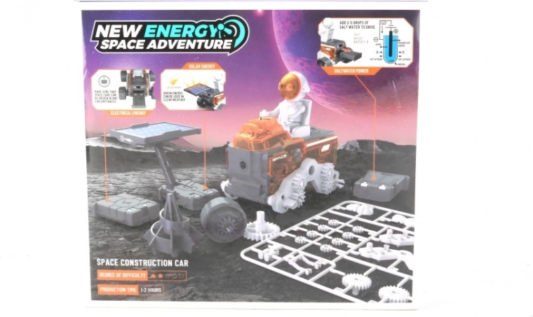 Ruimtewagen – educatief model op zonne-, zoutwater- en elektrische aandrijving