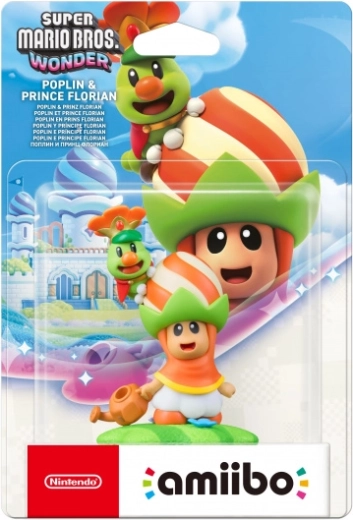 Amiibo Super Mario Bros. Wonder Poplin en prins Florian
