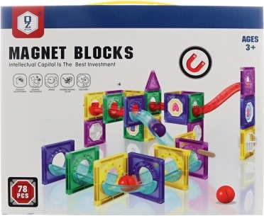 Magnetische knikkerbaan 78 onderdelen