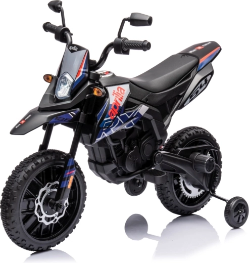 Elektrische kindermotor APRILIA RX blauw