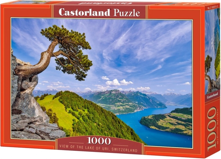 Puzzel met 1000 stukjes Meer van Uri, Zwitserland