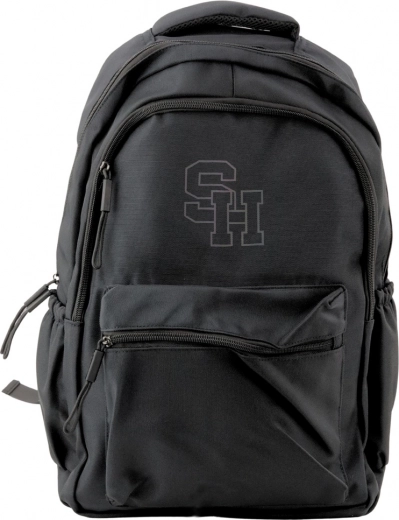 Schoolrugzak met twee compartimenten zwart 38 cm 20L