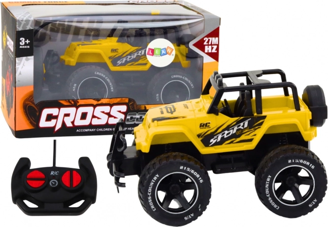 Race RC Off-road Auto 1:18 geel
