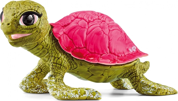 Schleich Bayala roze saffieren schildpad – magnetische figuur