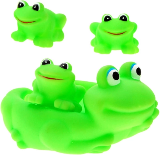 Groene rubberen badkikkers – set van 4 stuks