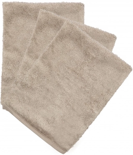 Timboo washandjes Feather Grey (3 stuks)