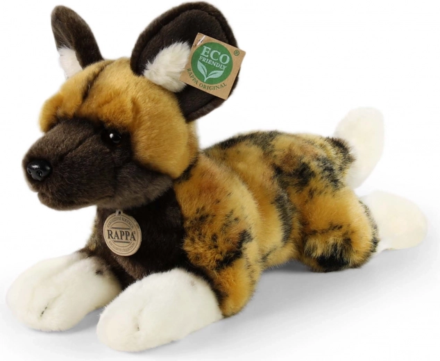 Pluchen Afrikaanse wilde hond 28 cm RAPPA eco-friendly