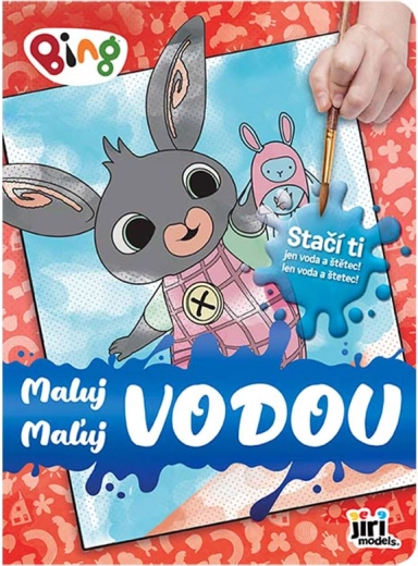 Waterverven BING – magische kleurplaten