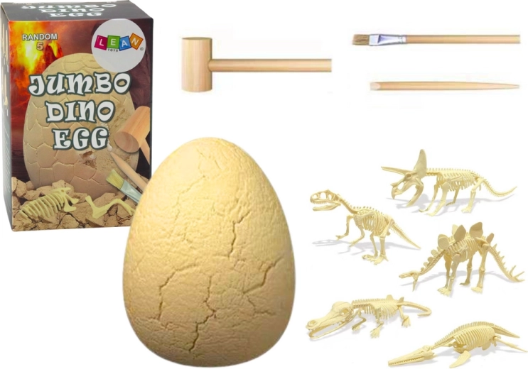 Archeologieset Jurassic dinosaurus ei