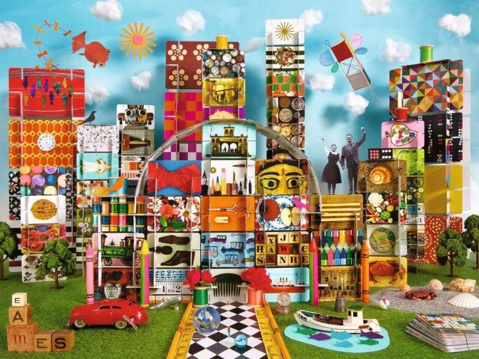 Ravensburger puzzel Eames’ fantastisch huis 1500 stukjes