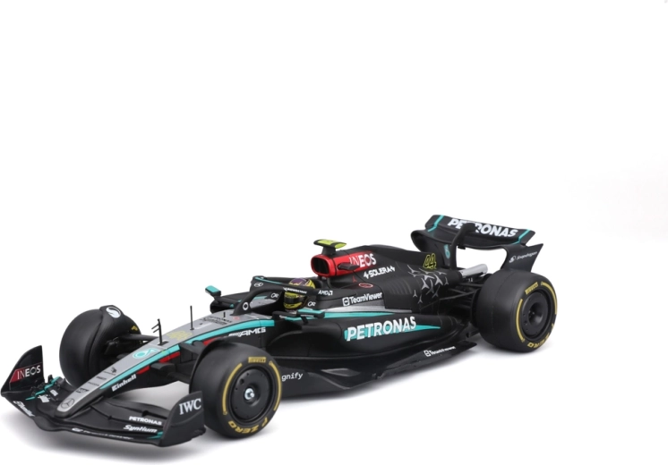 Bburago Racing modelkit Formule Mercedes‑AMG Petronas W15 2024 #44 Lewis Hamilton 1:24
