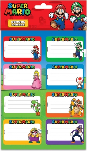Super Mario schoolset met stickers en hulpmiddelen