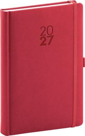 Notique Dagagenda Diamante 2027 rood 15 × 21 cm