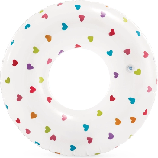 Opblaasbare zwemring met hartjes 81 cm Intex