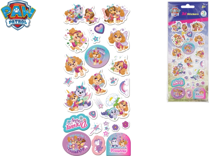 Set 3D-stickers Paw Patrol (Tlapková patrola)