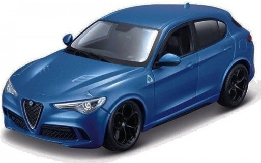 Metalen model Alfa Romeo Stelvio Blauw 1/24
