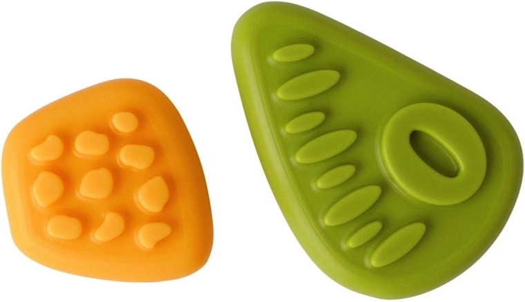 MOMS CARE sensorische antistressstenen Yellow & Green - 2 stuks