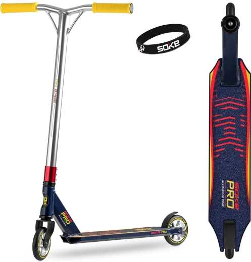 Soke Pro freestyle step donkerblauw-rood