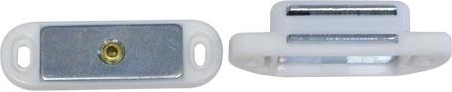 Magnetische sluiter wit (set van 10 stuks)