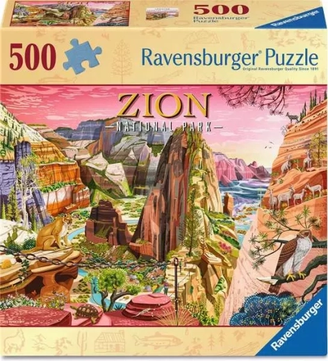 Ravensburger puzzel Nationaal Park Zion 500 stukjes