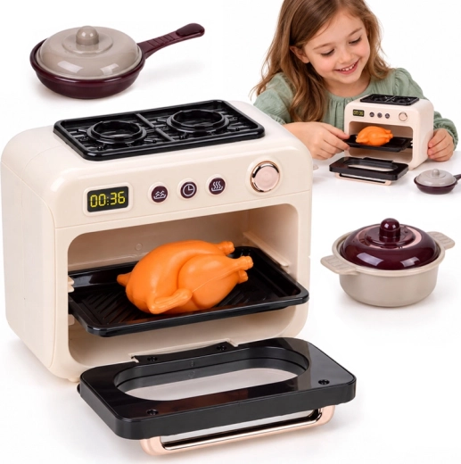 Kinderoven met licht- en geluidseffecten en accessoires