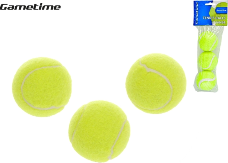 GAMETIME tennisballen 6 cm, set van 3 stuks