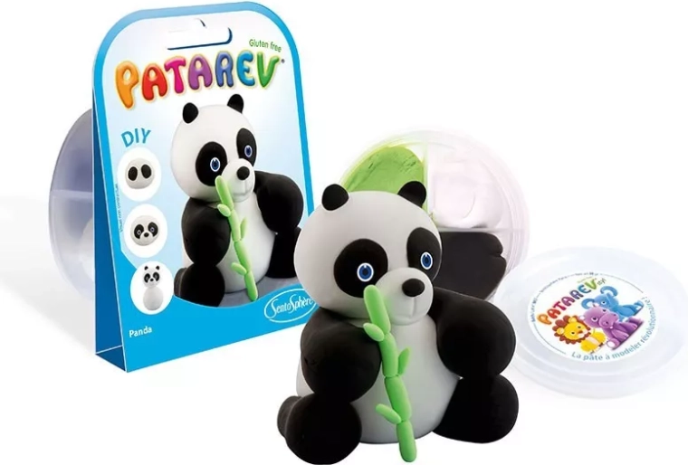 Sentosphere boetseerklei Patarev voor in je zak panda