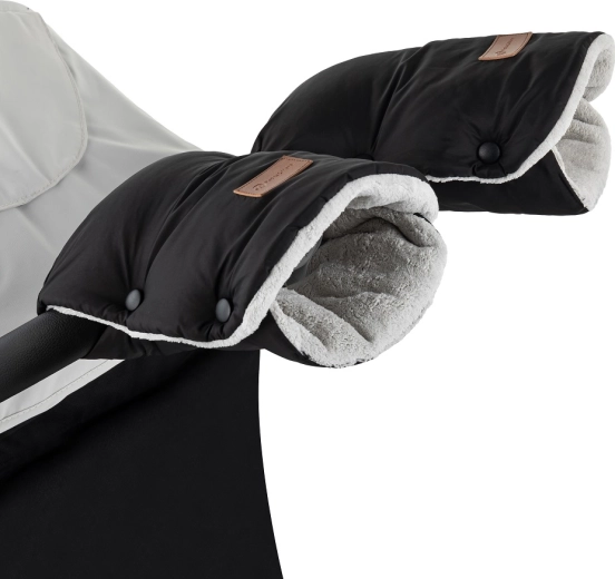 Petite&Mars handschoen voor kinderwagen Jasie ink black