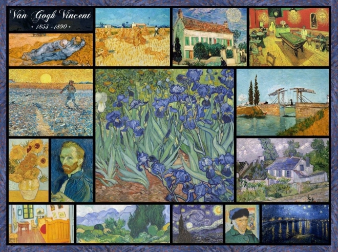Puzzelcollage vincent van gogh 2000 stukjes