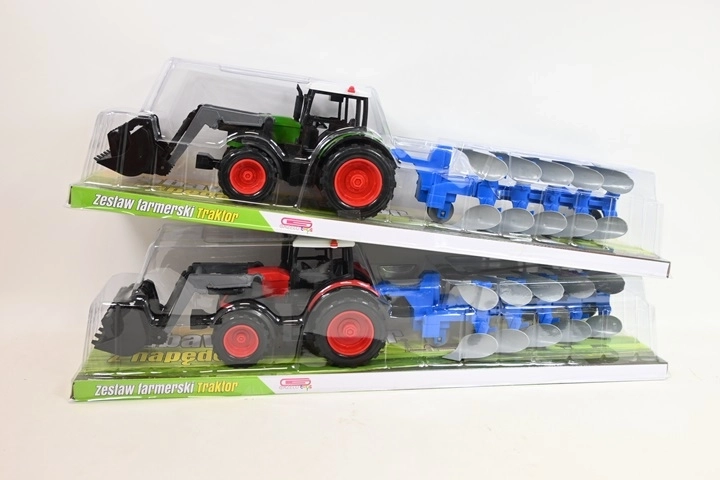 Tractor met landbouwmachine