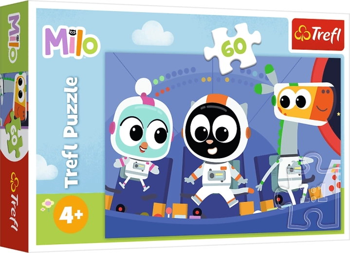 Puzzel 60 stukjes – tijd om MILO te leren kennen: kitten MILO