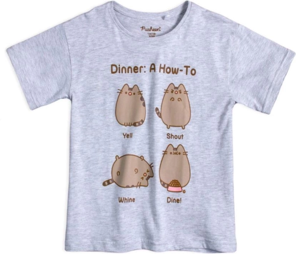 Grijs T-shirt Pusheen