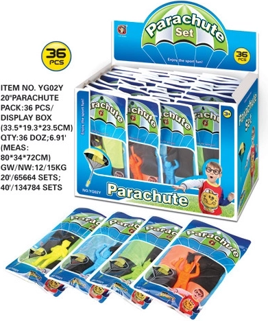 Parachutist Speelgoed 4 Kleuren