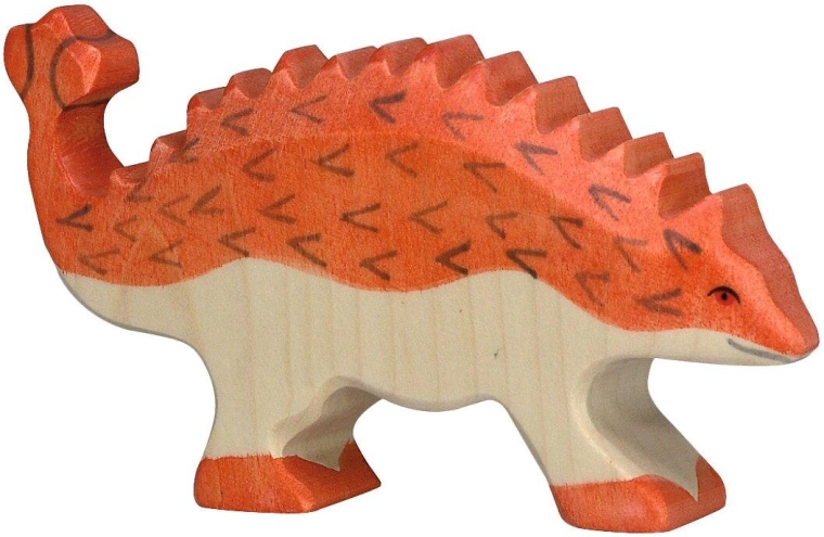 Dinosaurusfiguur Ankylosaurus Holztiger - 1 stuk