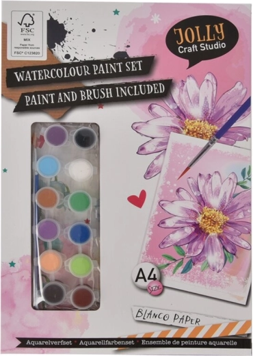 Creatieve set om te schilderen en kleuren A4 (28 stuks)