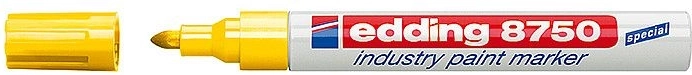 Industriële lakmarker Edding 8750, geel