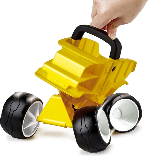 Gele zandbuggy