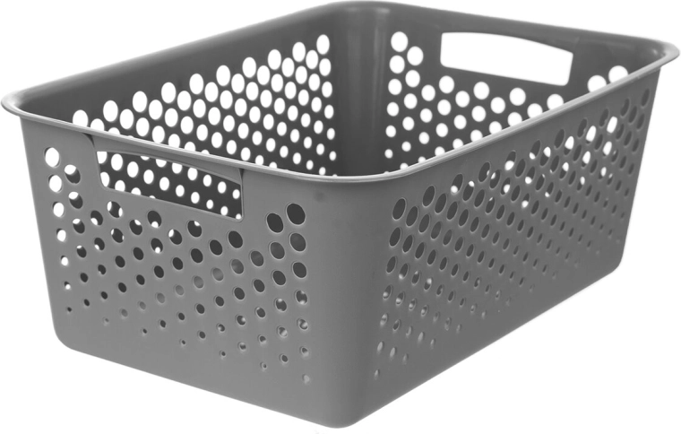 Opbergmand UH Art grijs 36,5 × 25,5 × 14,5 cm