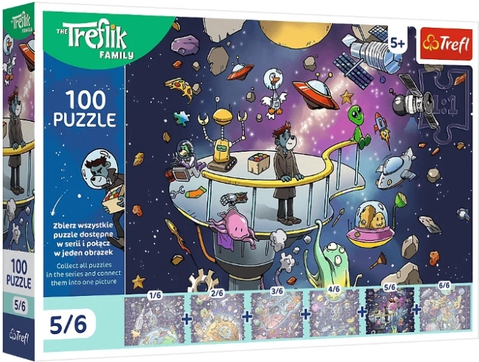 Puzzel 100 stukjes Treflikovi: Bert in de ruimte