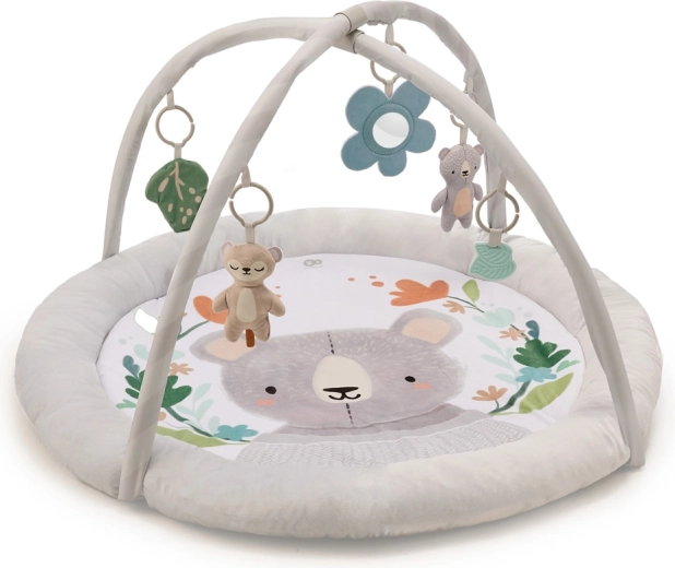 Kinderkraft speelkleed met babygym Cozyplay, lichtgrijs