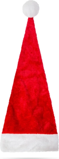 Pluchen Sinterklaasmuts rood-wit
