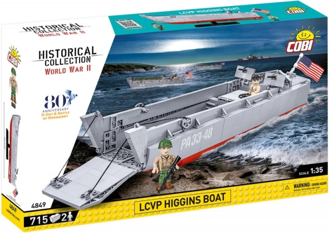 COBI bouwset LCVP Higgins Boat – historische landingsboot 1:35