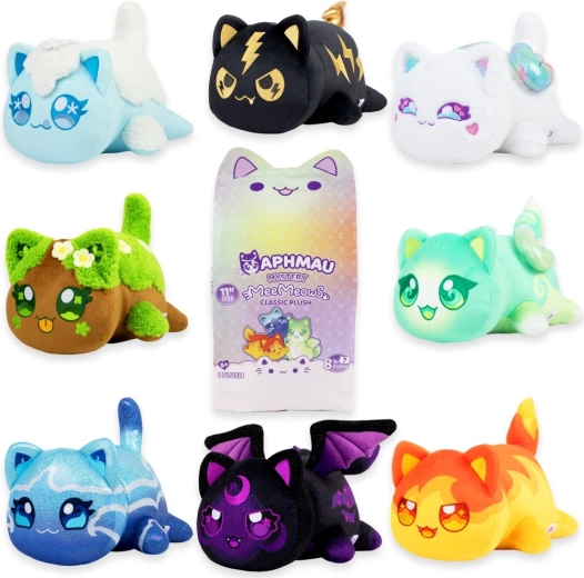 Aphmau Mystery MeeMeows klassieke pluchen kat (verrassing in de verpakking)