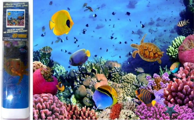 Diamantschilderen Leven op de Klif 30 × 40 cm