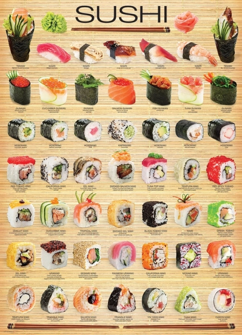 EUROGRAPHICS Puzzel Sushi 1000 stukjes